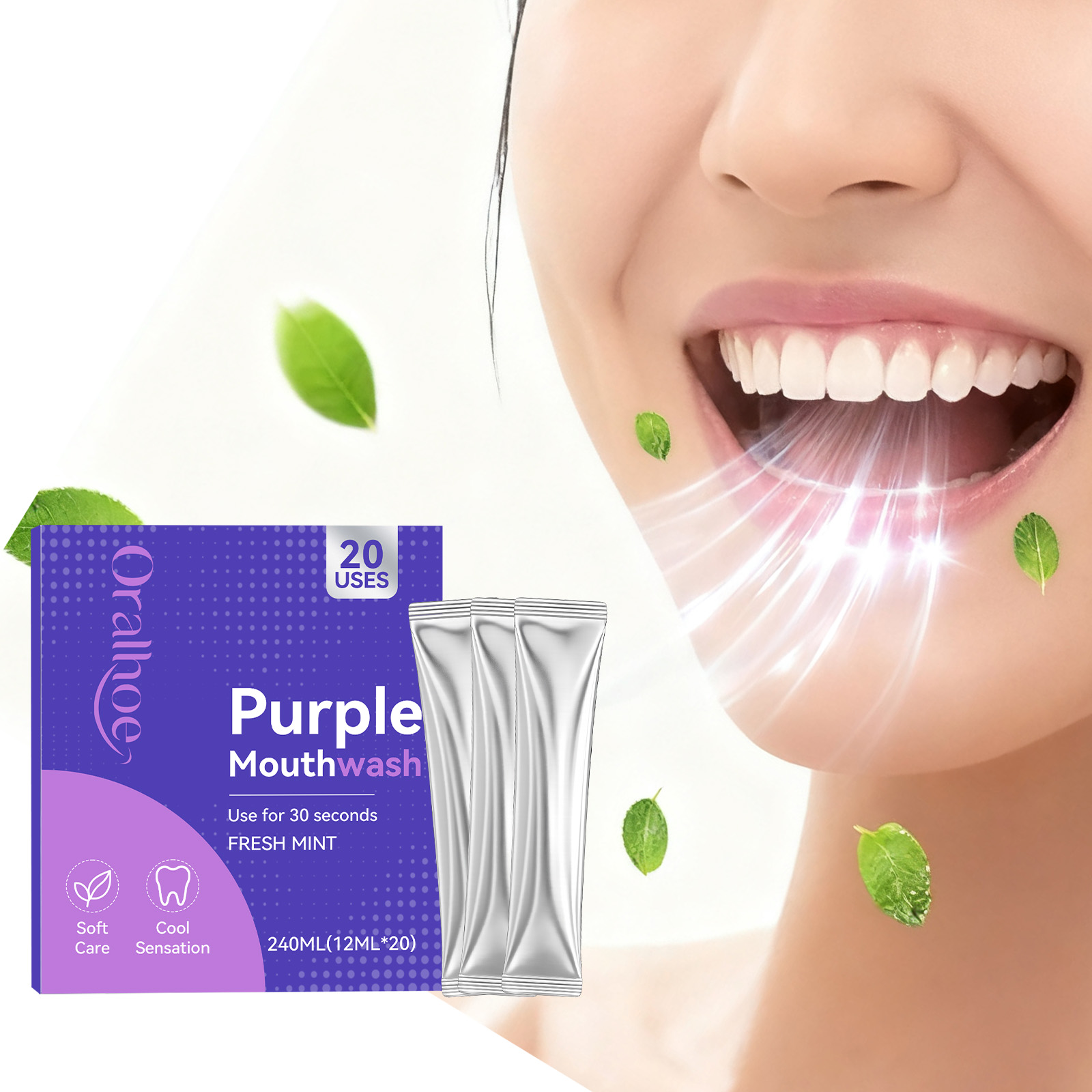 20pcs Purple Mouthwash Teeth W - Teeth Whitening Mouthwash review and price