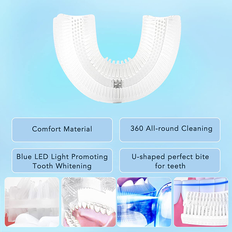 U-Shaped Rechargeable Light Qu - Teeth Whitening Kit review and price