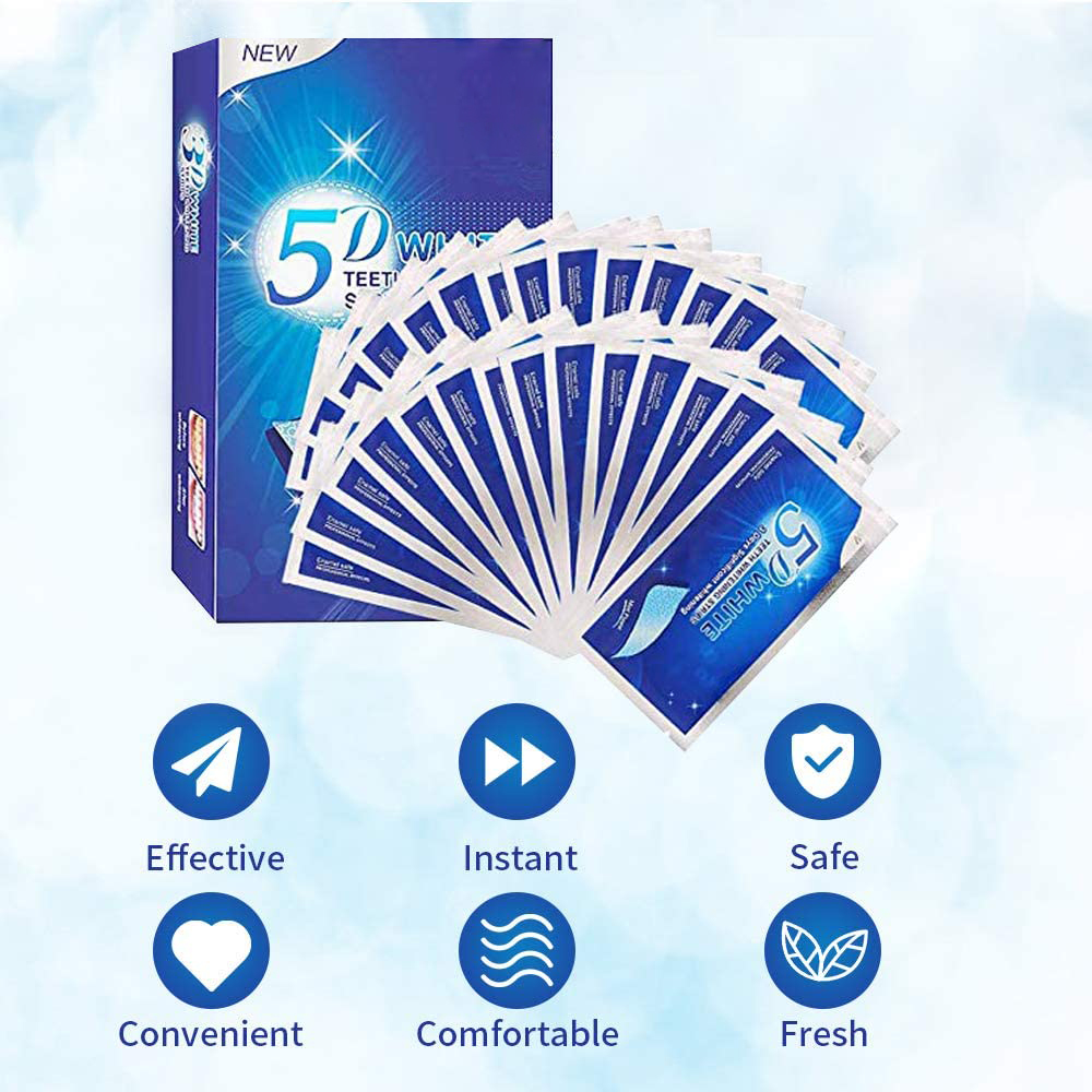 5D White Teeth Whitening Strip - Teeth Whitening Near Me review and price