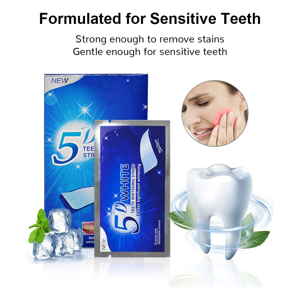 5D White Teeth Whitening Strip - Teeth Whitening Near Me review and price